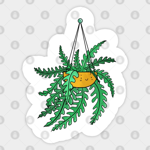 Fishbone cactus Sticker by Home by Faith